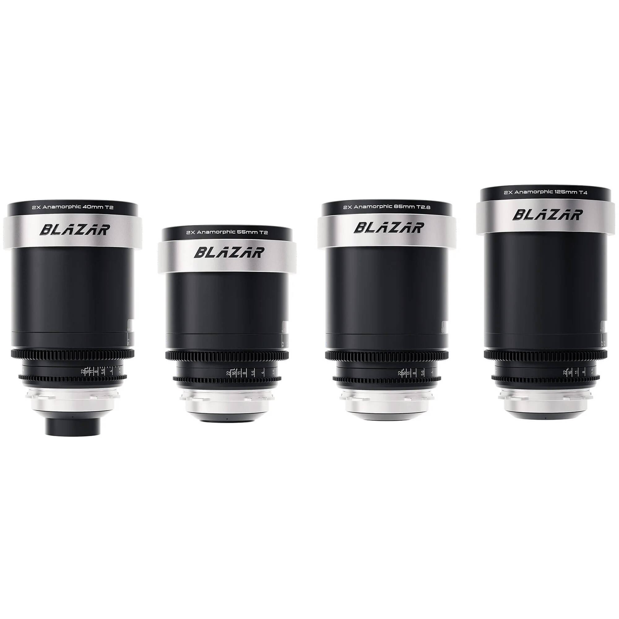 Blazar CATO Full-Frame 2x Anamorphic 4-Lens Set (ARRI PL)